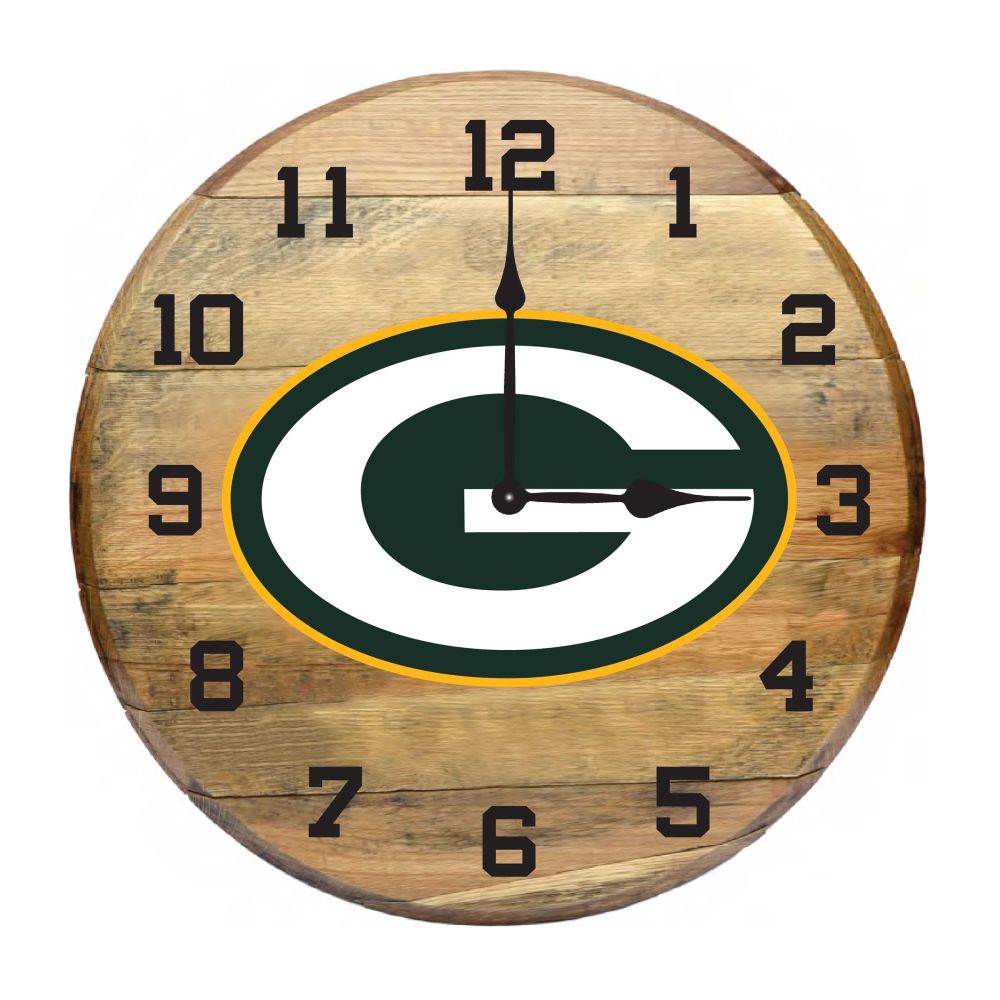 Imperial International NFL Oak Barrel Clock