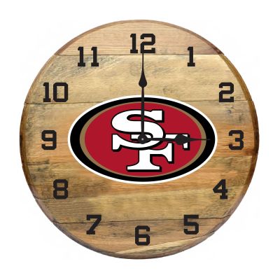 Imperial International NFL Oak Barrel Clock