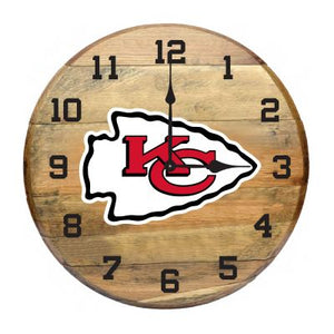 Imperial International NFL Oak Barrel Clock