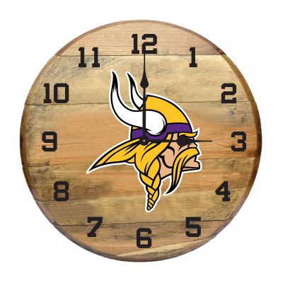 Imperial International NFL Oak Barrel Clock