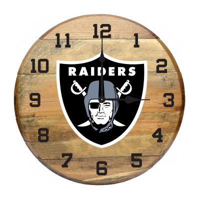 Imperial International NFL Oak Barrel Clock