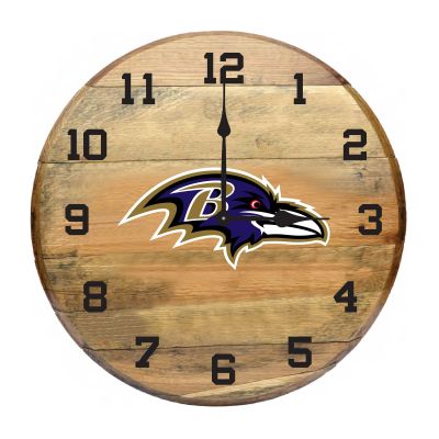 Imperial International NFL Oak Barrel Clock