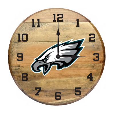 Imperial International NFL Oak Barrel Clock