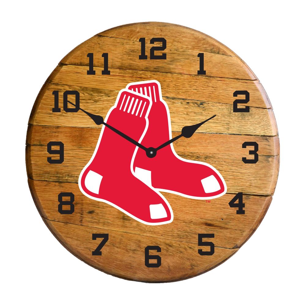 Imperial International MLB Oak Barrel Clock