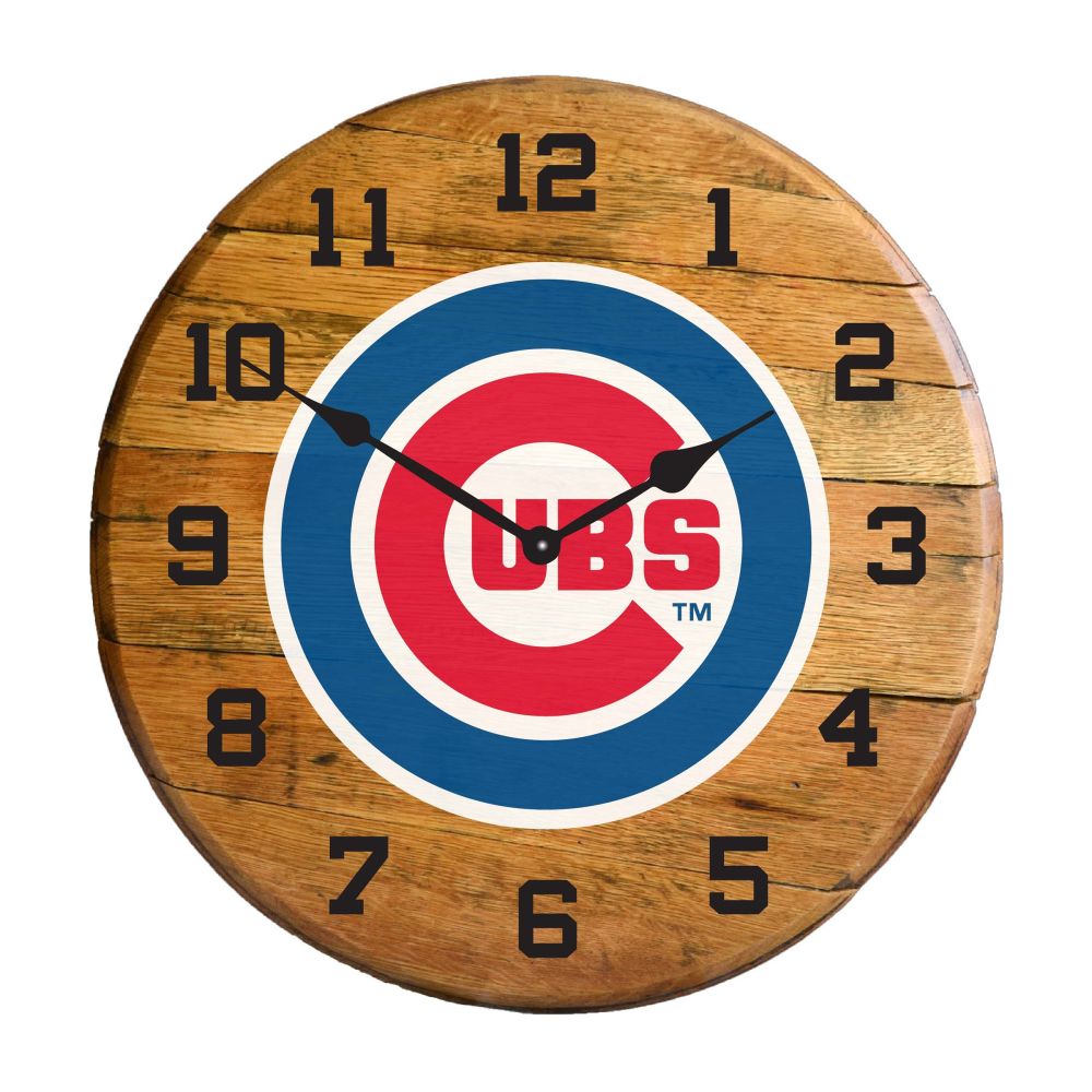 Imperial International MLB Oak Barrel Clock