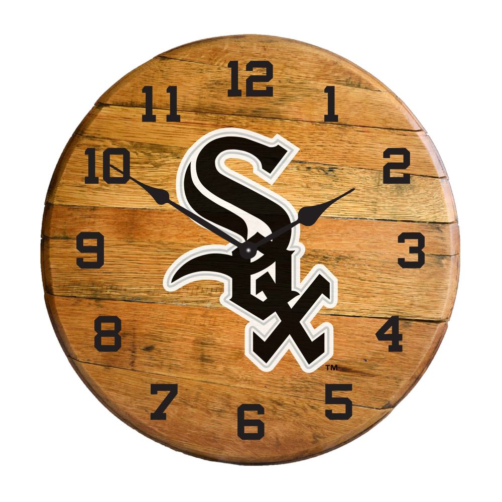 Imperial International MLB Oak Barrel Clock