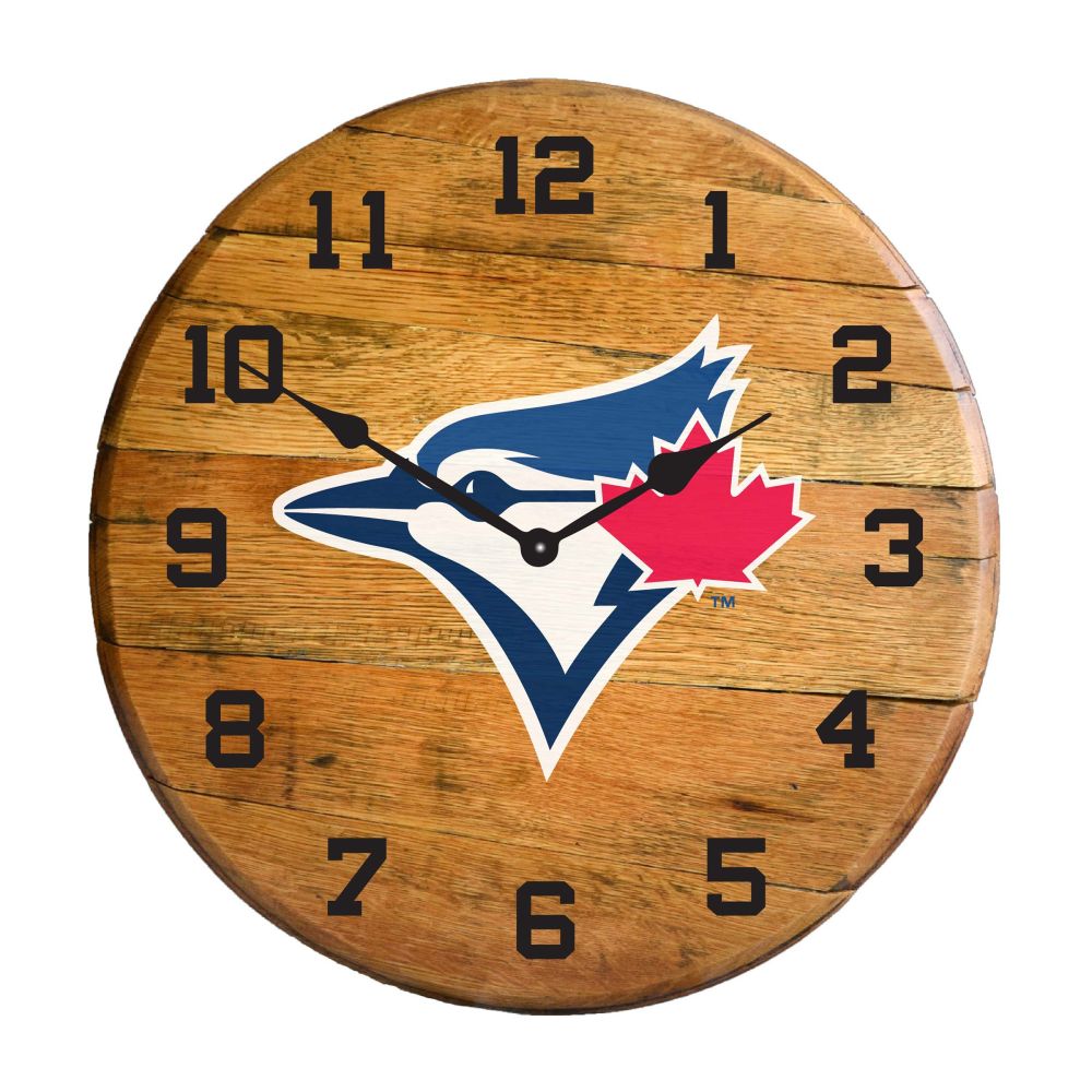 Imperial International MLB Oak Barrel Clock