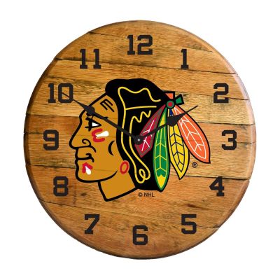 Imperial International NHL Oak Barrel Clock