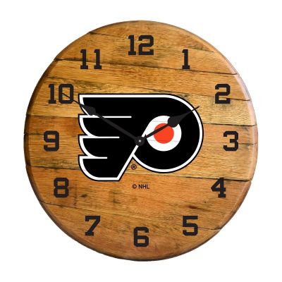 Imperial International NHL Oak Barrel Clock