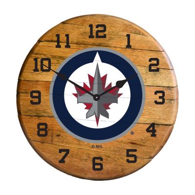 Imperial International NHL Oak Barrel Clock