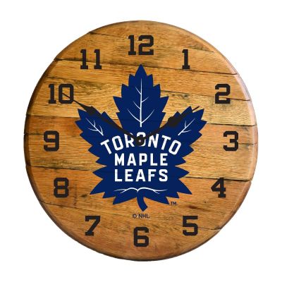 Imperial International NHL Oak Barrel Clock