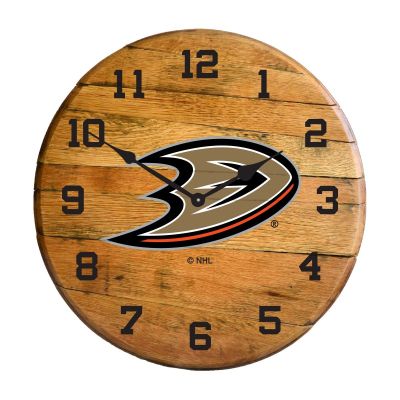 Imperial International NHL Oak Barrel Clock