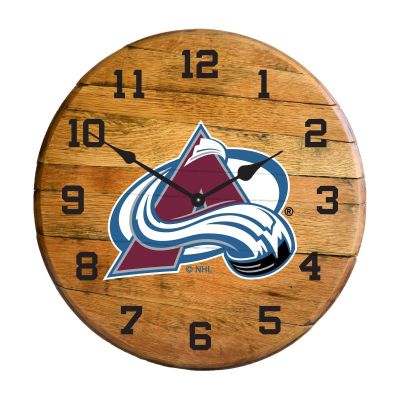 Imperial International NHL Oak Barrel Clock