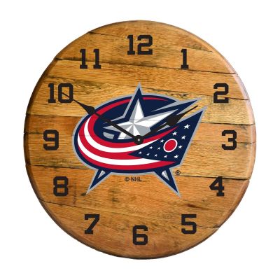 Imperial International NHL Oak Barrel Clock