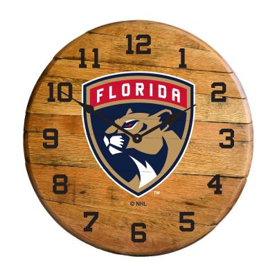 Imperial International NHL Oak Barrel Clock