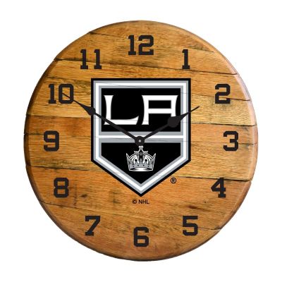 Imperial International NHL Oak Barrel Clock