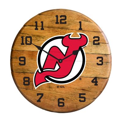 Imperial International NHL Oak Barrel Clock