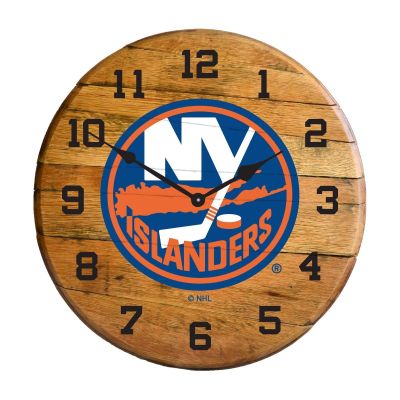 Imperial International NHL Oak Barrel Clock