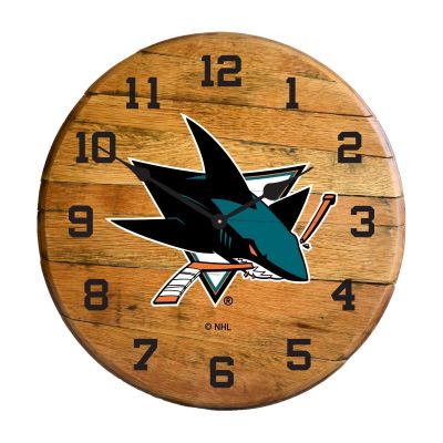 Imperial International NHL Oak Barrel Clock