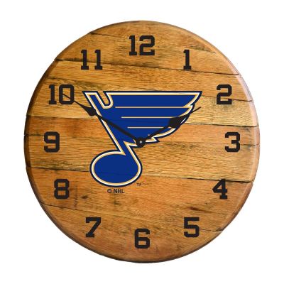 Imperial International NHL Oak Barrel Clock