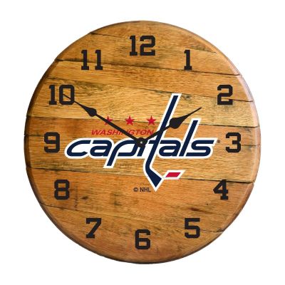 Imperial International NHL Oak Barrel Clock