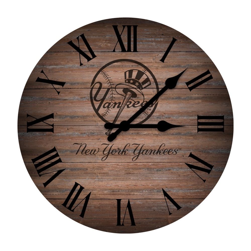 IMPERIAL INTERNATIONAL MLB Rustic 16" Clock