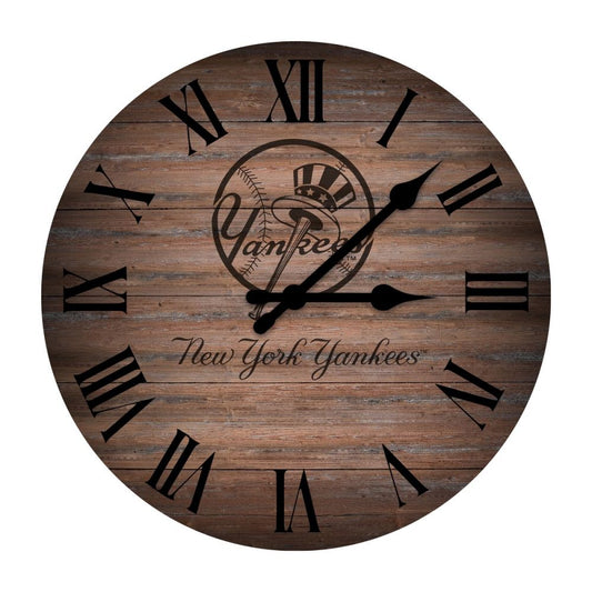 IMPERIAL INTERNATIONAL MLB Rustic 16" Clock