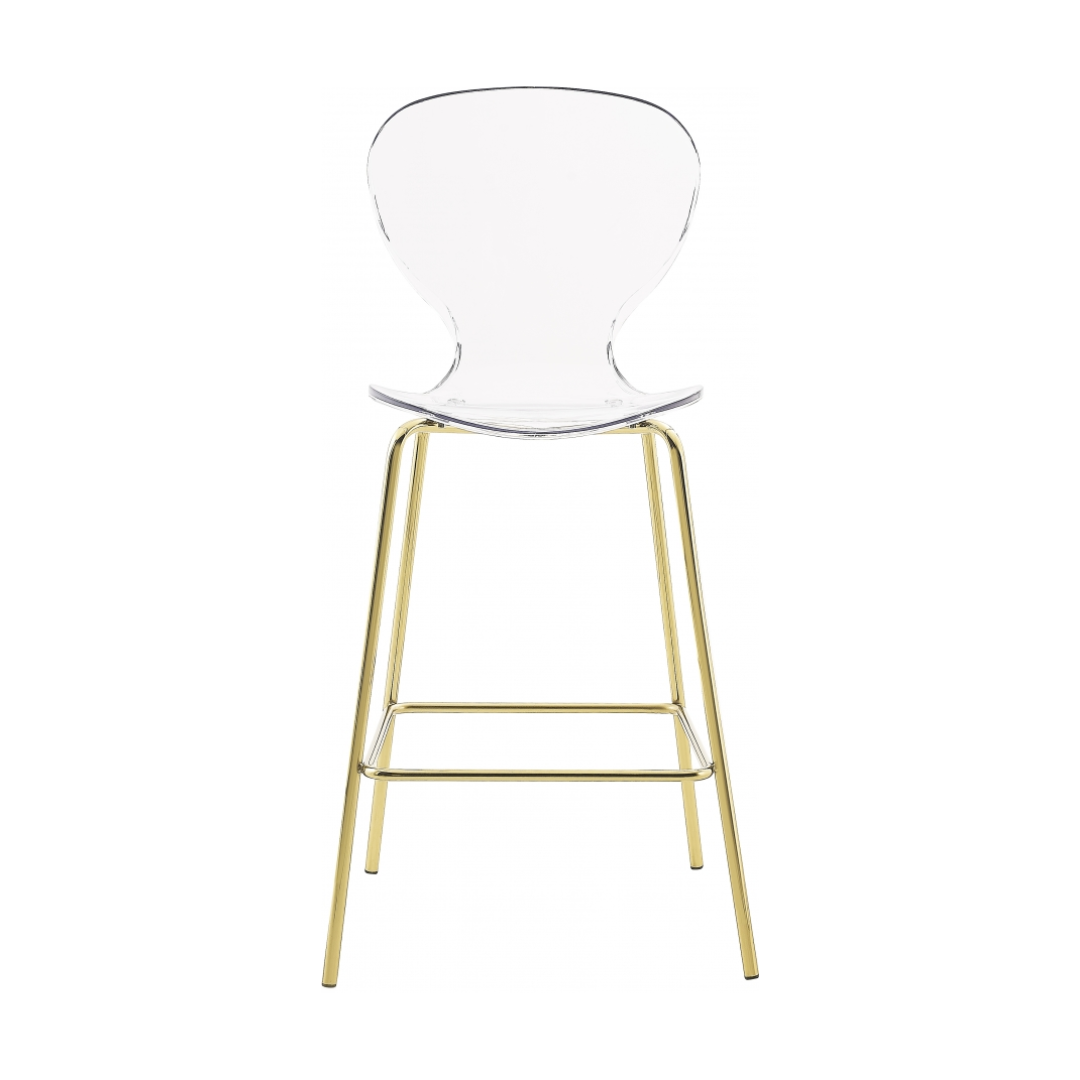 Clarion Gold Metal Stool