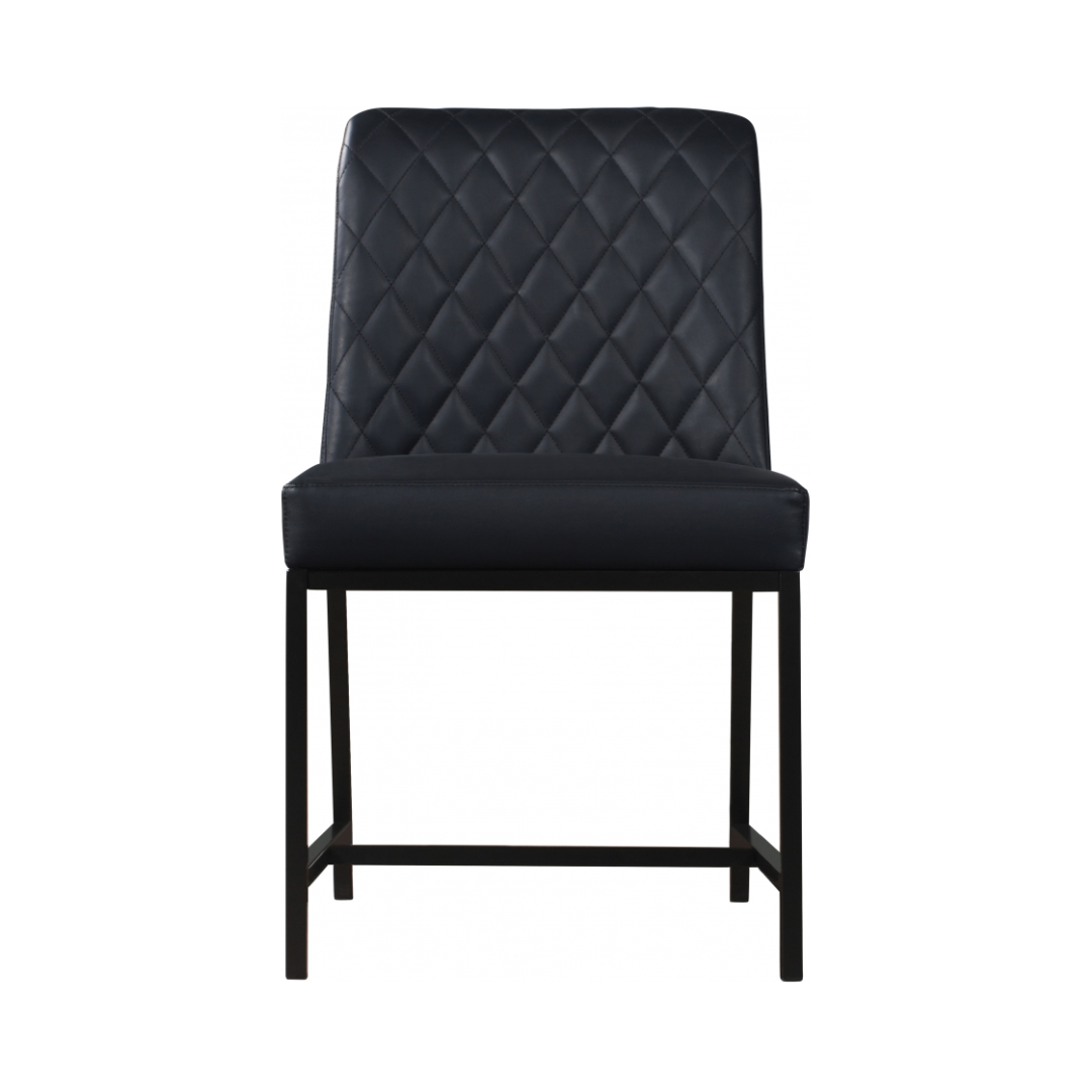 Bryce Black Vegan Leather Dining Chair