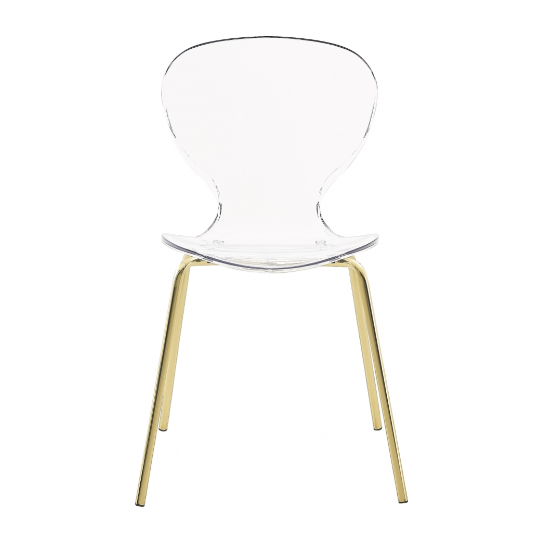 Clarion Gold Metal Dining Chair