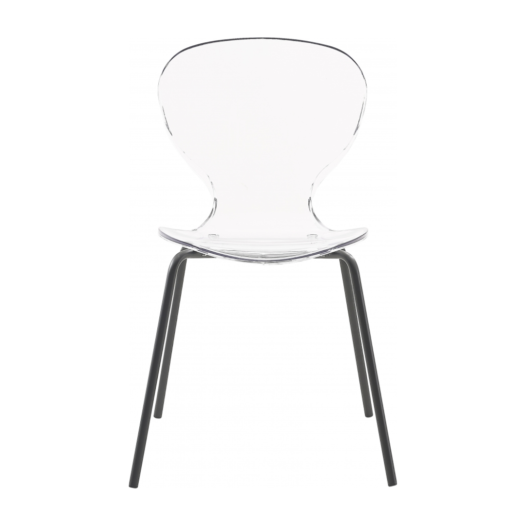 Clarion Matte Black Dining Chair