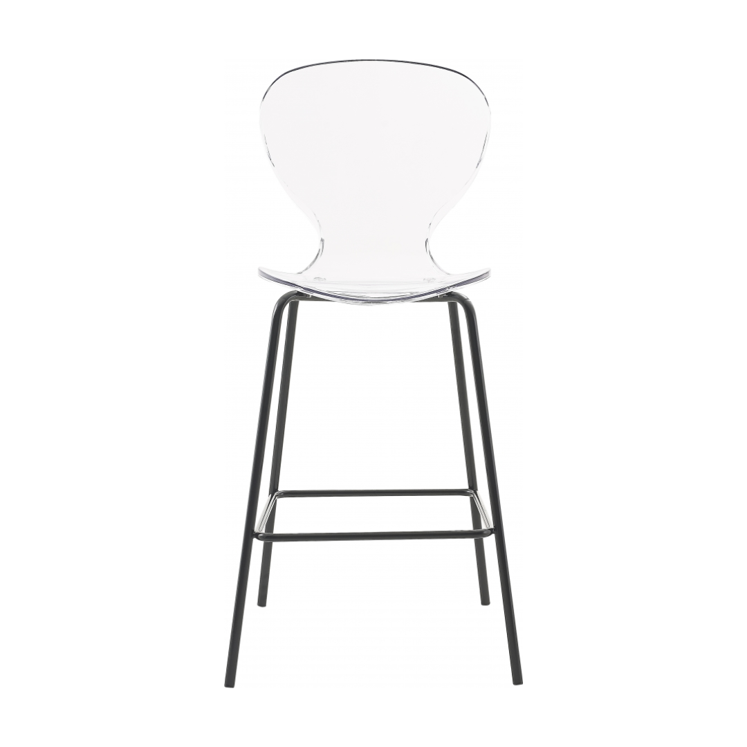 Clarion Matte Black Stool