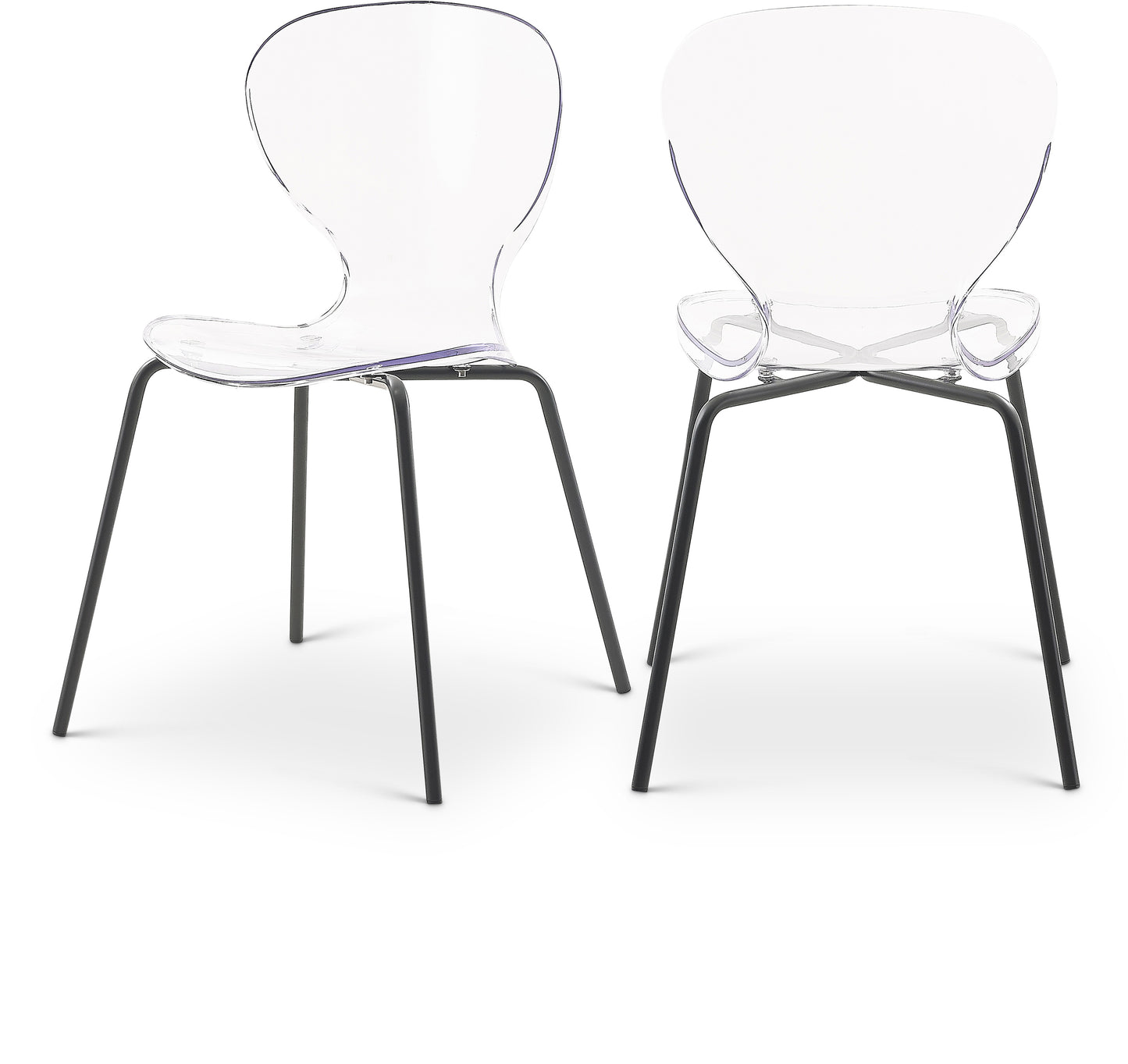 Clarion Matte Black Dining Chair