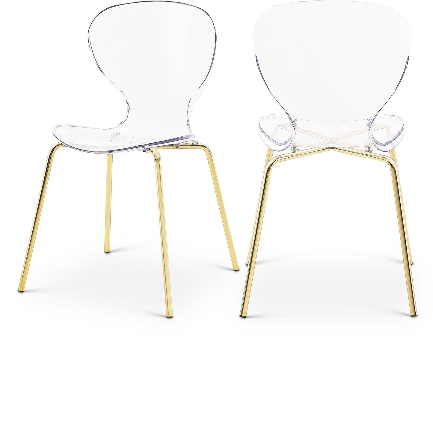 Clarion Gold Metal Dining Chair