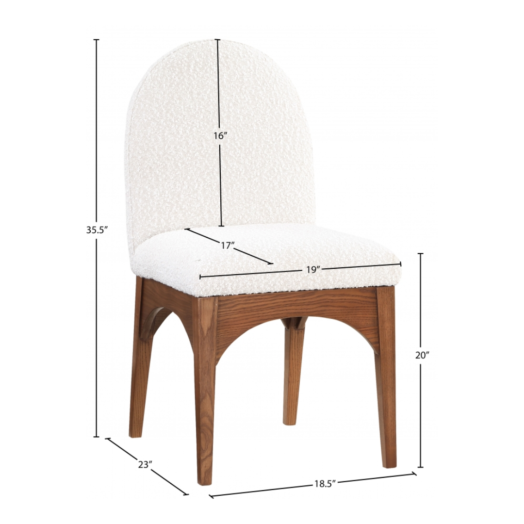 Waldorf Boucle Fabric Dining SIde Chair