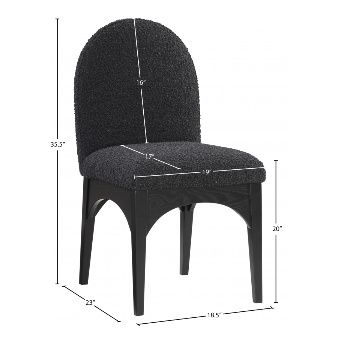 Waldorf Boucle Fabric Dining SIde Chair