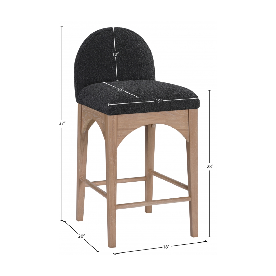 Waldorf Boucle Fabric Counter Stools