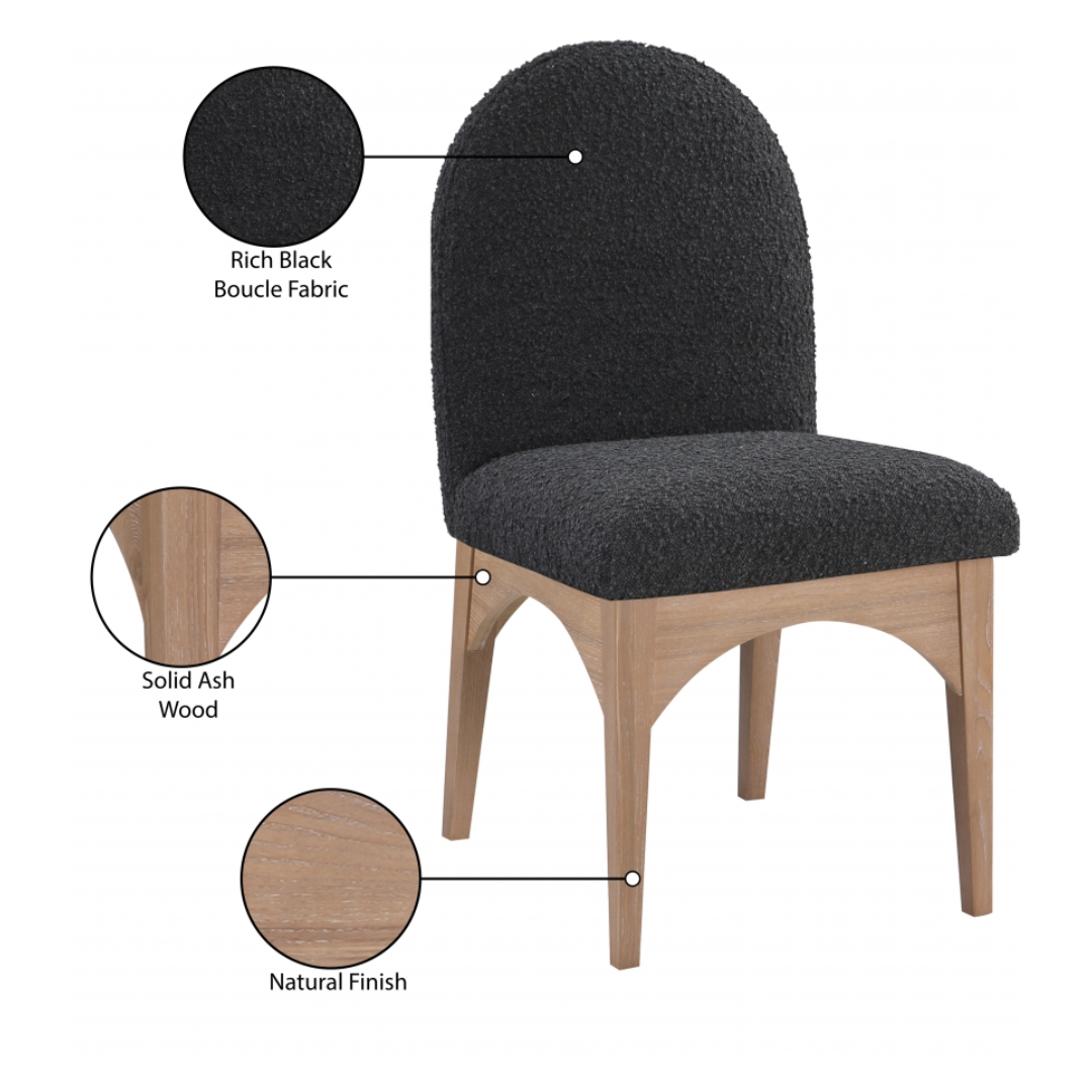 Waldorf Boucle Fabric Dining SIde Chair