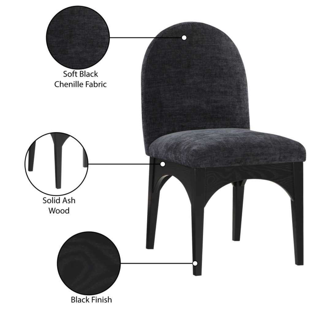 Waldorf Chenille Fabric Dining SIde Chair