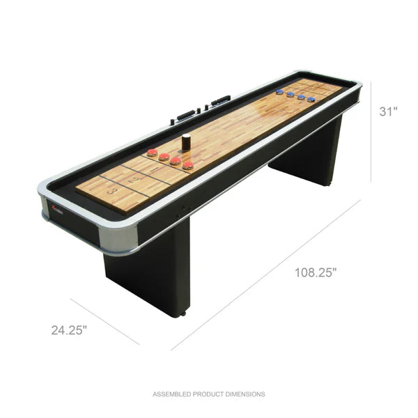 Atomic 9' Platinum Shuffleboard Table