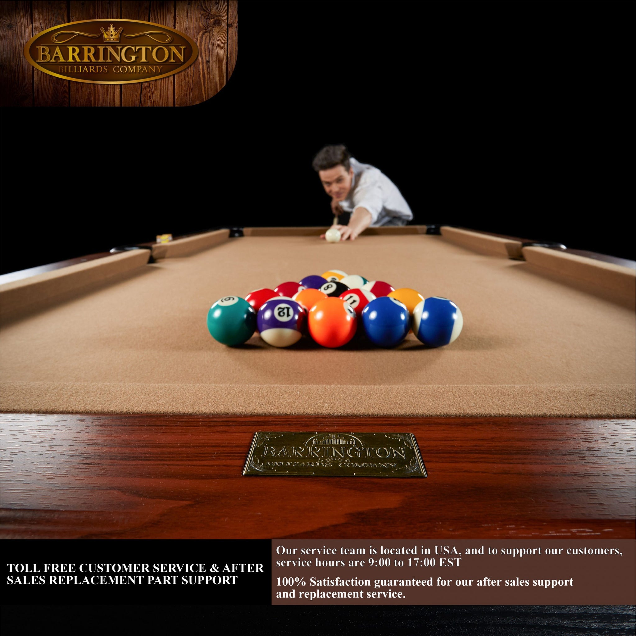 Barrington Billiards Springdale Pool Table