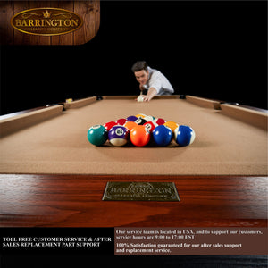 Barrington 7.5 Ft. Belmont Billiard Table