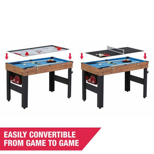 MD Sports 48″ 5-in-1 Combo Game Table
