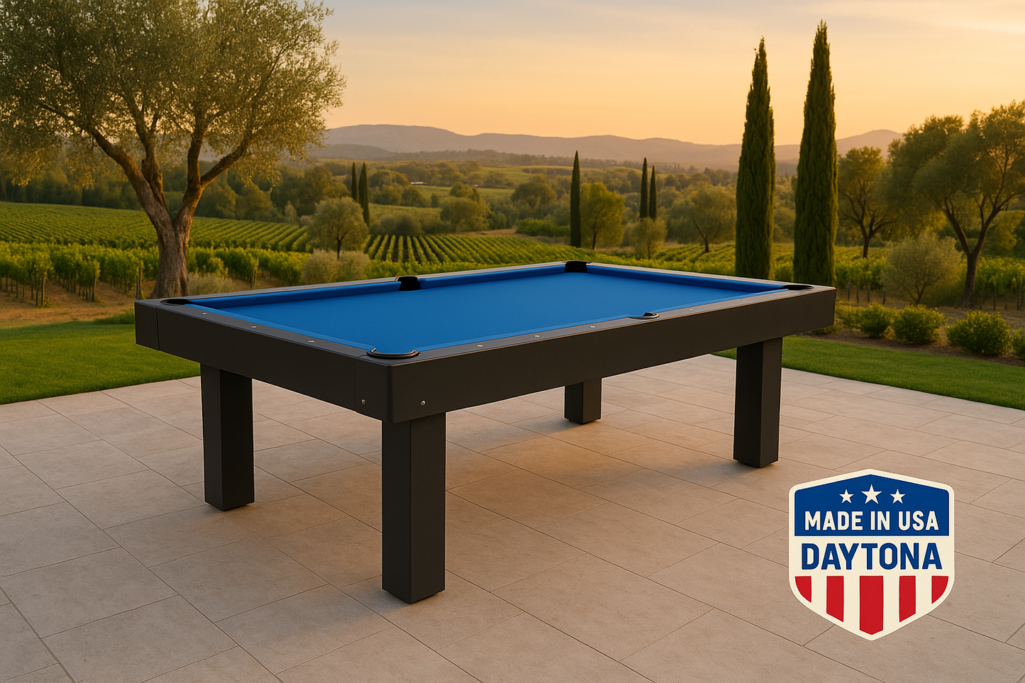 Spencer Marston Daytona 8' Outdoor Pool Table