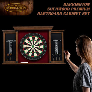 Barrington Sherwood Premium Dartboard Cabinet Set