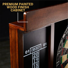 Load image into Gallery viewer, Thornton 40″ Dartboard Cabinet with LED Lights