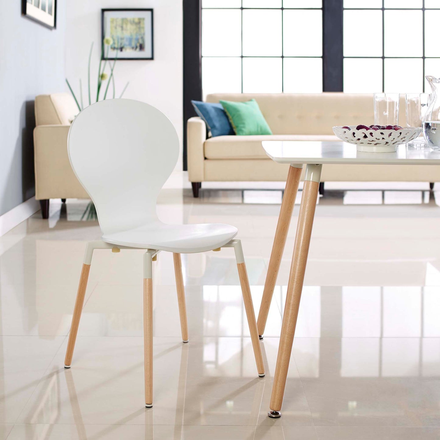 Path Dining Wood Side Chair by Modway