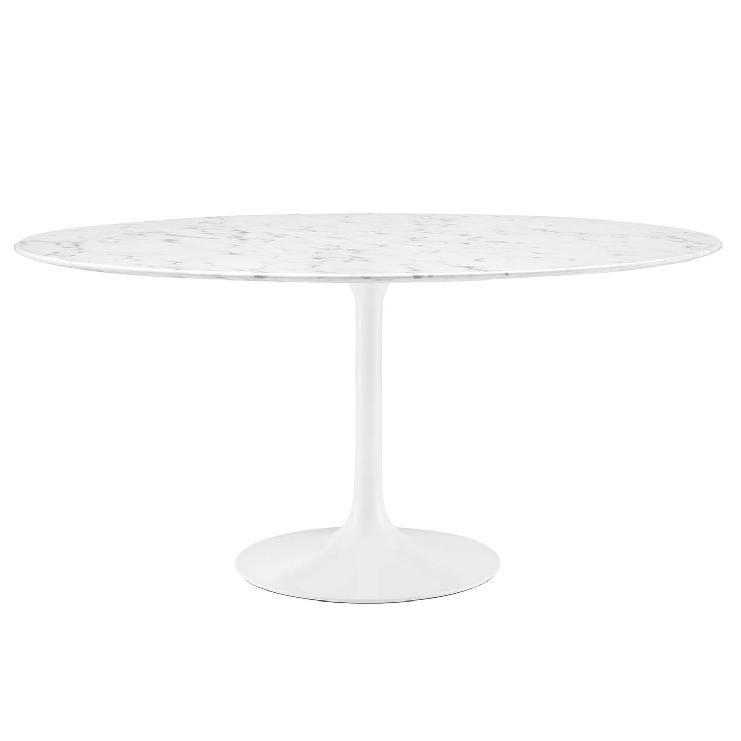 Lippa 60" Round Artificial Marble Dining Table by Modway