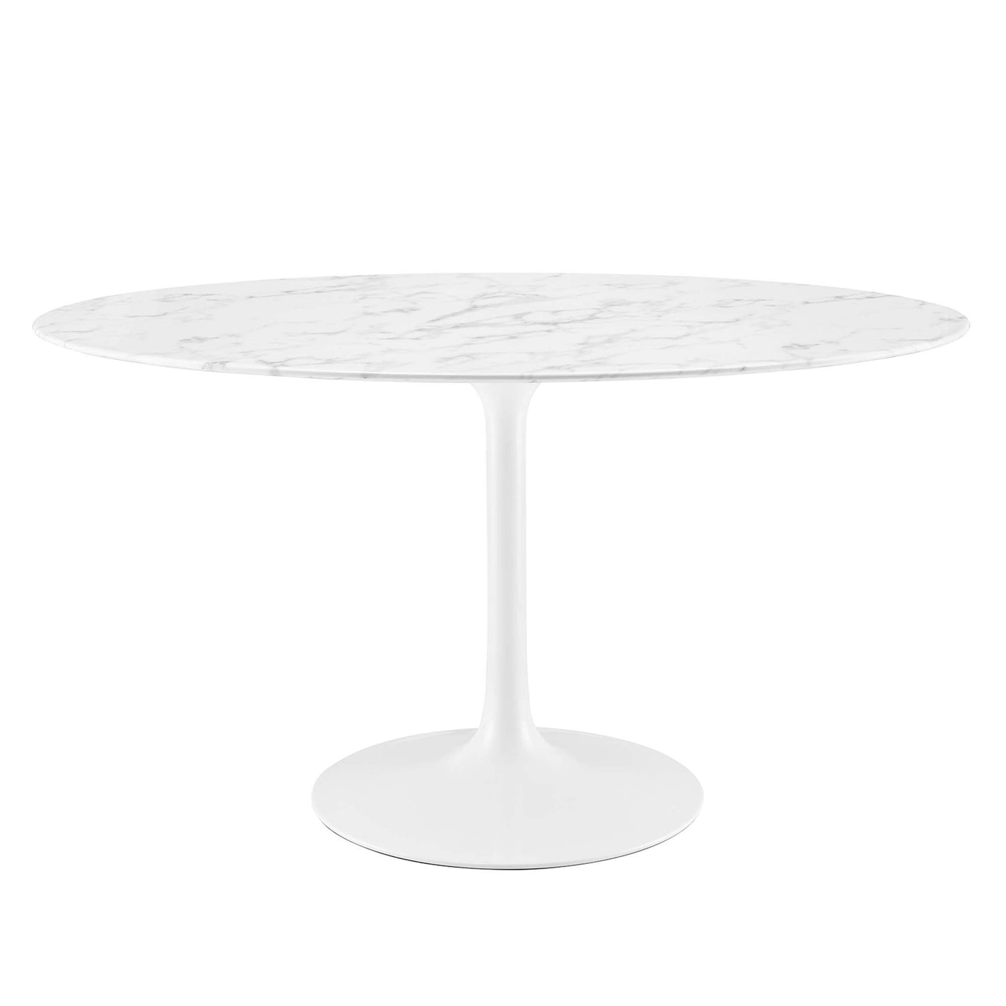 Lippa 54" Oval Artificial Marble Dining Table by Modway