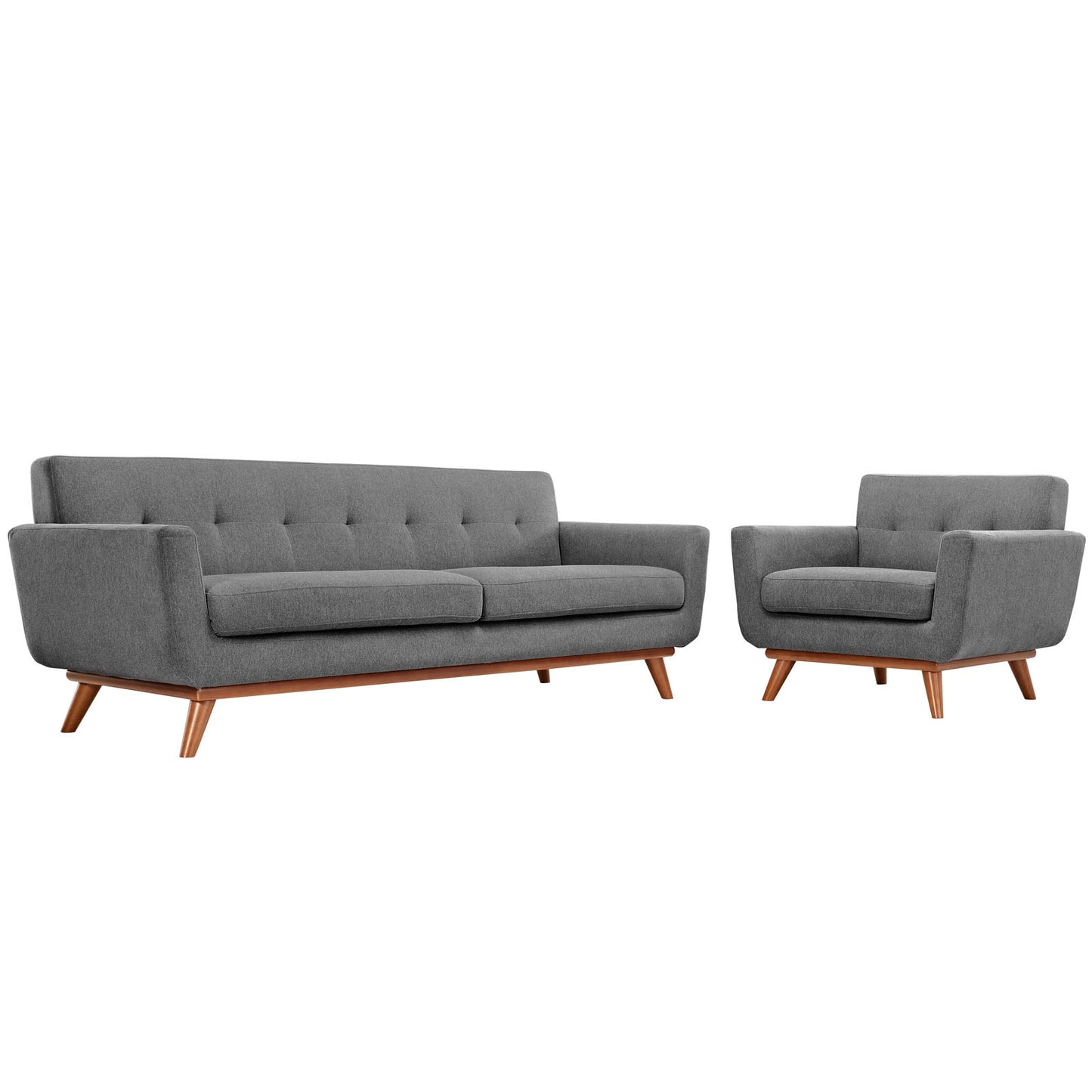 Engage Armchair and Sofa Set of 2 by Modway